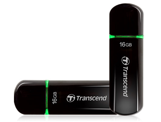 TS16GJF600 - Transcend TRANSCEND 16GB USB 2.0 FLASH DRIVE (JETFLASH 600, BLACK)