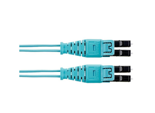 Panduit FX2ERQ1Q1SNF007 fiber optic cable 83.9" (2.13 m) LC OFNR OM3 Aqua color