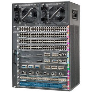 WS-C4510R+E= - Cisco CATALYST4500E 10 SLOT CHASSIS FOR 48GBPS/SLOT, FAN, NO PS