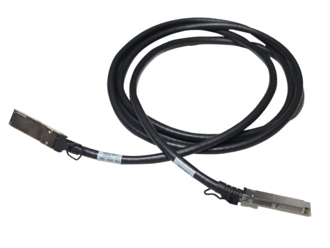 Hewlett Packard Enterprise 100GB QSFP28 3m fiber optic cable 118.1" (3 m) QSFP+ Aluminum, Black