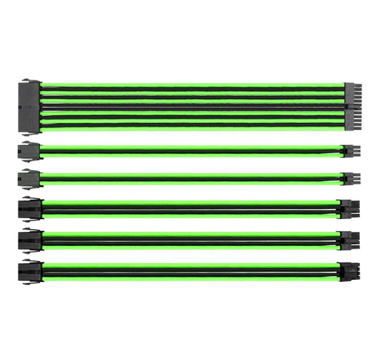 AC-034-CN1NAN-A1 - Thermaltake TTMOD SLEEVE CABLE - GREEN/BLACK