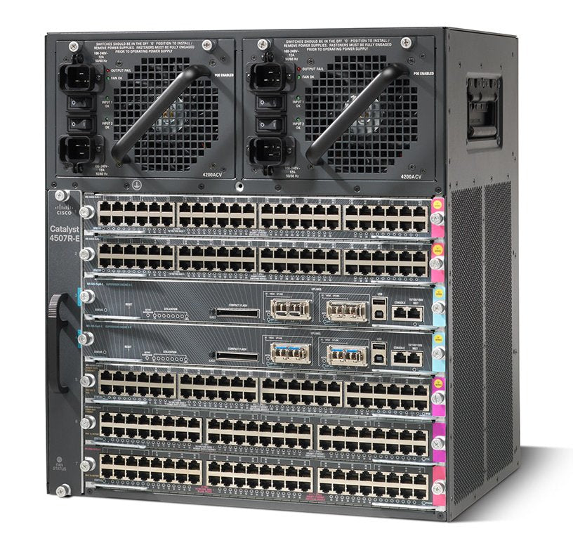 WS-C4507R+E-RF - Cisco CATALYST4500E 7 SLOT CHASSIS FOR 48GBPS/