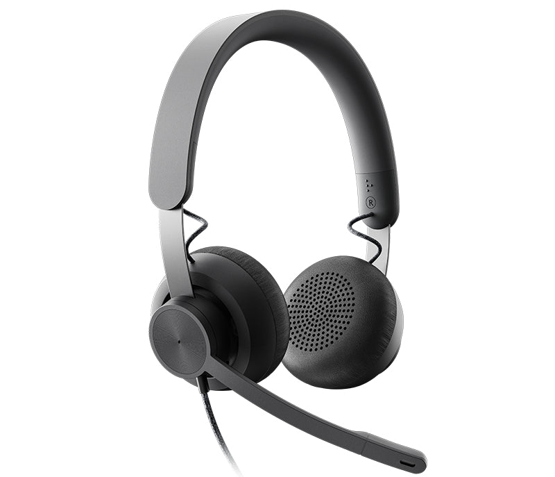 Logitech MSFT Teams Zone Wired Headset Head-band Office/Call center USB Type-C Graphite