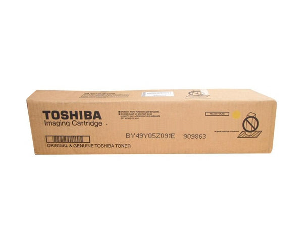 TOSHIBA YELLOW TONER CARTRIDGE FOR USE IN ESTUDIO 5540C 6550C ESTIMATED YIELD 29