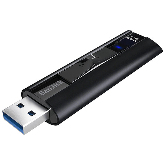 SANDISK EXTREME PRO FLASH DRIVE, 256GB, USB 3.1, SDCZ880-256G-A46, BLACK