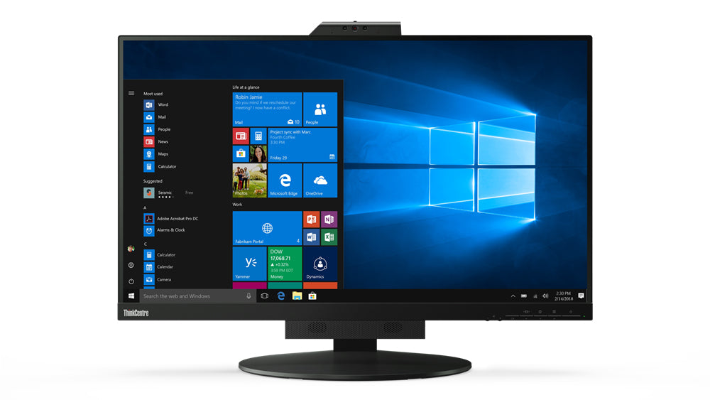 Lenovo ThinkCentre Tiny-In-One 27 27" 2560 x 1440 pixels Quad HD LED Black