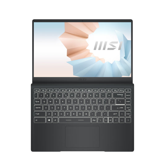 MSI Modern 14 B10MW-256 Notebook 14" Full HD 10th gen IntelÂ® Coreâ„¢ i7 16 GB DDR4-SDRAM 512 GB SSD Wi-Fi 5 (802.11ac) Windows 10 Pro Gray