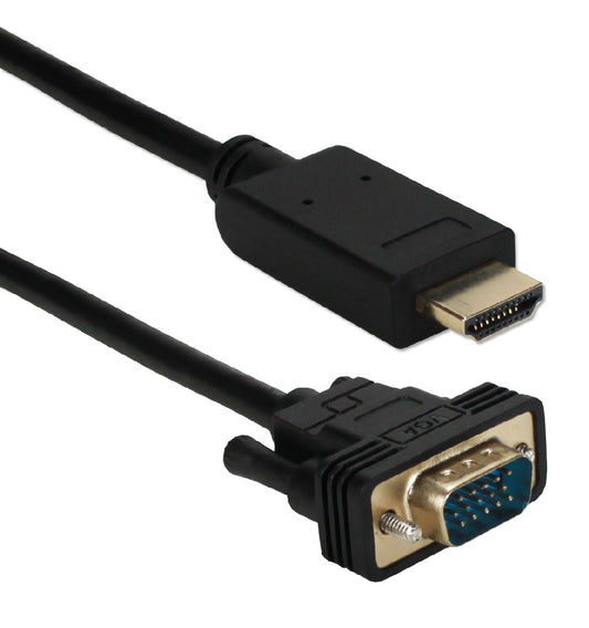 XHDV-06 - QVS 6FT HDMI TO VGA