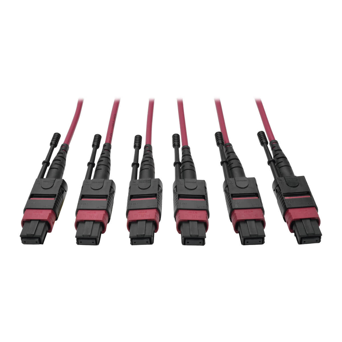 Tripp Lite N858-15M-3X8-MG fiber optic cable 590.6" (15 m) MTP OM4 Black, Magenta