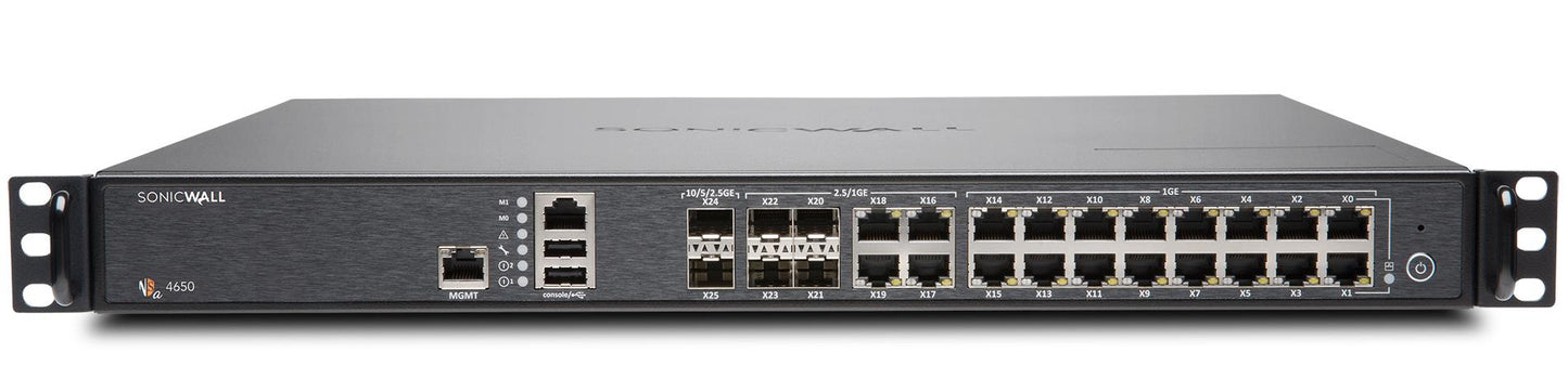 SonicWall NSA 4650 hardware firewall 1U