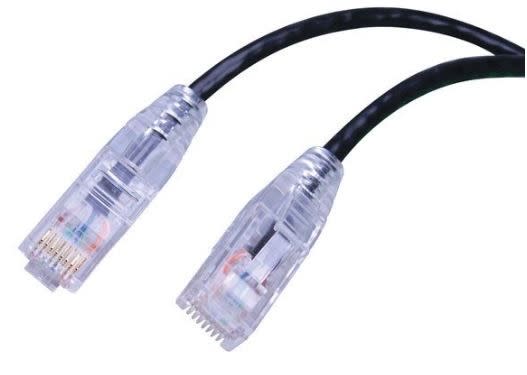 SCAT6-7BK - Vanco Super Slim 6 UTP 550 MHz Network Patch Cable