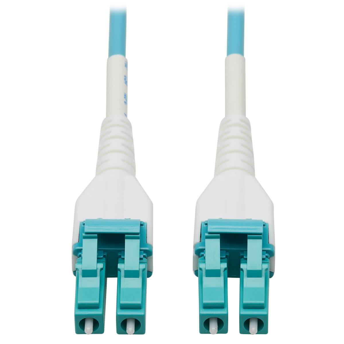 Tripp Lite N821-15M-AQ-AR fiber optic cable 590.6" (15 m) LC/PC OFNR OM4 Aqua color