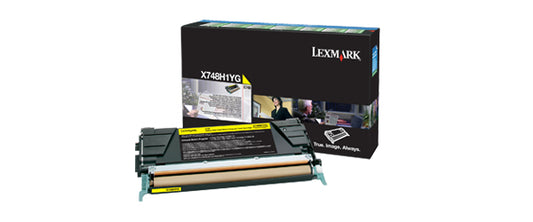 X748H1YG Toner yellow, 10K pages