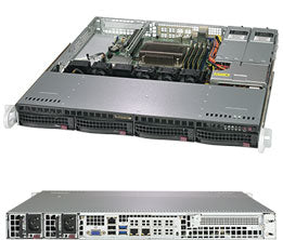 Supermicro SuperServer 5019C-MR Intel C246 LGA 1151 (Socket H4) Rack (1U) Black