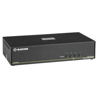 SECURE KVM SWITCH, NIAP 3.0 CERTIFIED - 4-PORT, DUAL-MONITOR, DVI-I, PS2, USB HI