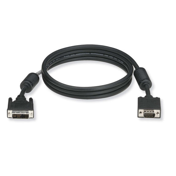 EVNDVI01-0006 - Black Box DVI-A TO VGA HD15 CABLE - MALE/MALE, 6-FT. (1.8-M)
