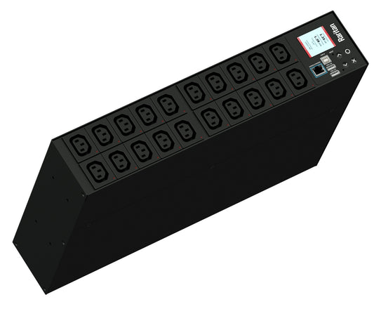 1PH, 230V AC, 16A, 20 OUTLETS: 20 X IEC C-13, PLUG: IEC60309, OUTLET METERED/SWI