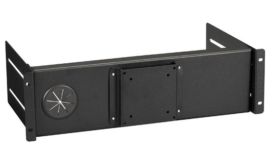 19" FIXED FLAT-PANEL MONITOR MOUNT - 3U , GSA, TAA