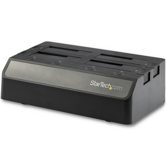 StarTech.com SDOCK4U313 storage drive docking station USB 3.2 Gen 2 (3.1 Gen 2) Type-C Black