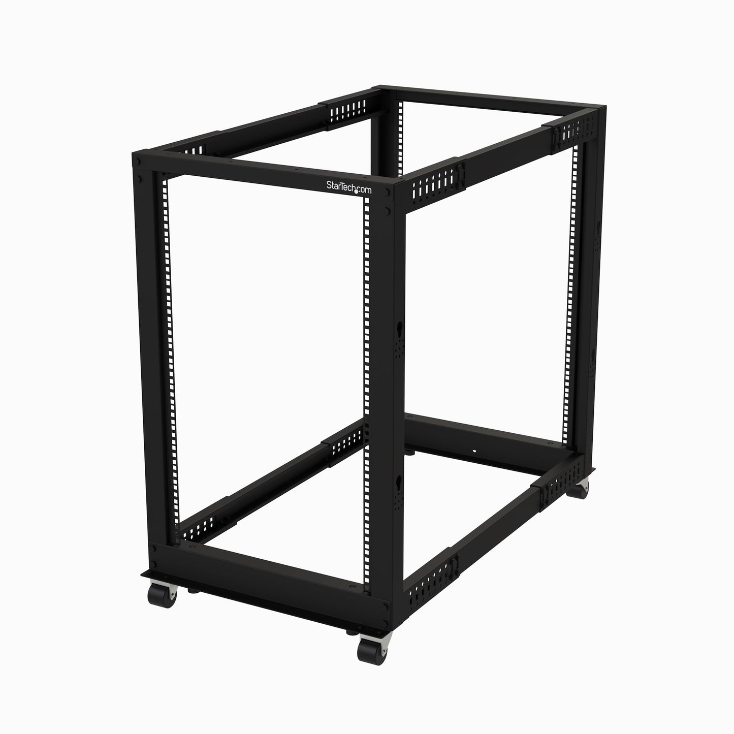 18U OPEN FRAME SERVER RACK W/ADJUSTABLE MOUNTING DEPTH OF 22IN-40IN & 35IN TALL