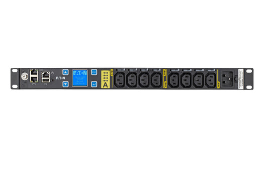 Eaton EMAT10-10 power distribution unit (PDU) 8 AC outlet(s) 1U Black