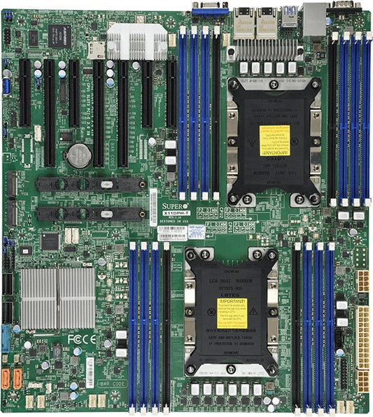 MBD-X11DPH-T-O - Supermicro MOTHER BOARD-INTEL, X11 DP SKYLAKE,16 DIMM DDR4,4 PCI-E 3.0X8,3PCI-E 3.0X16, SIN