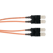 OM1 62.5/125 MULTIMODE FIBER OPTIC PATCH CABLE - CERAMIC TERMINATED, OFNR PVC, S