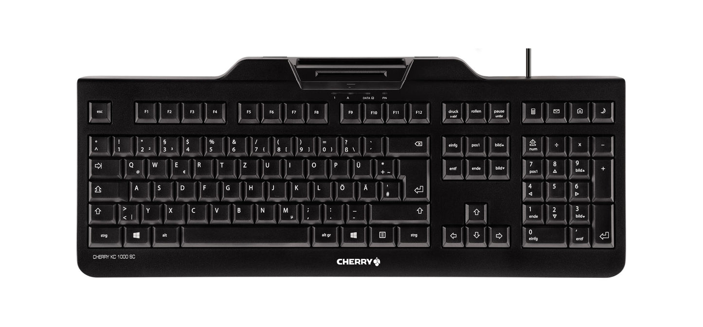 JK-A0104EU-2 - CHERRY BLACK USB PCSC/EMV SMART CARD READER 104