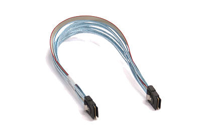 Supermicro IPASS -> IPASS SAS Cable, 39cm 15.4" (0.39 m) Blue