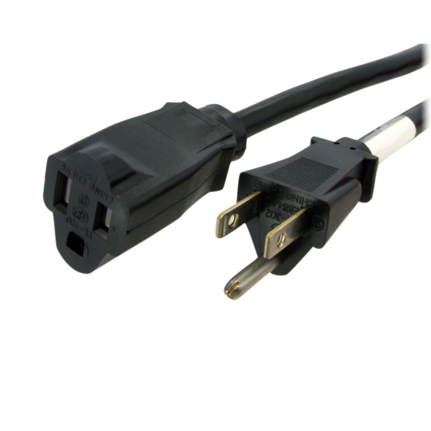 PAC101146 - StarTech.com 6FT (1.8M) HEAVY DUTY EXTENSION CORD NEMA 5-15R AND NEMA 5-15P CONNECTORS; 125V