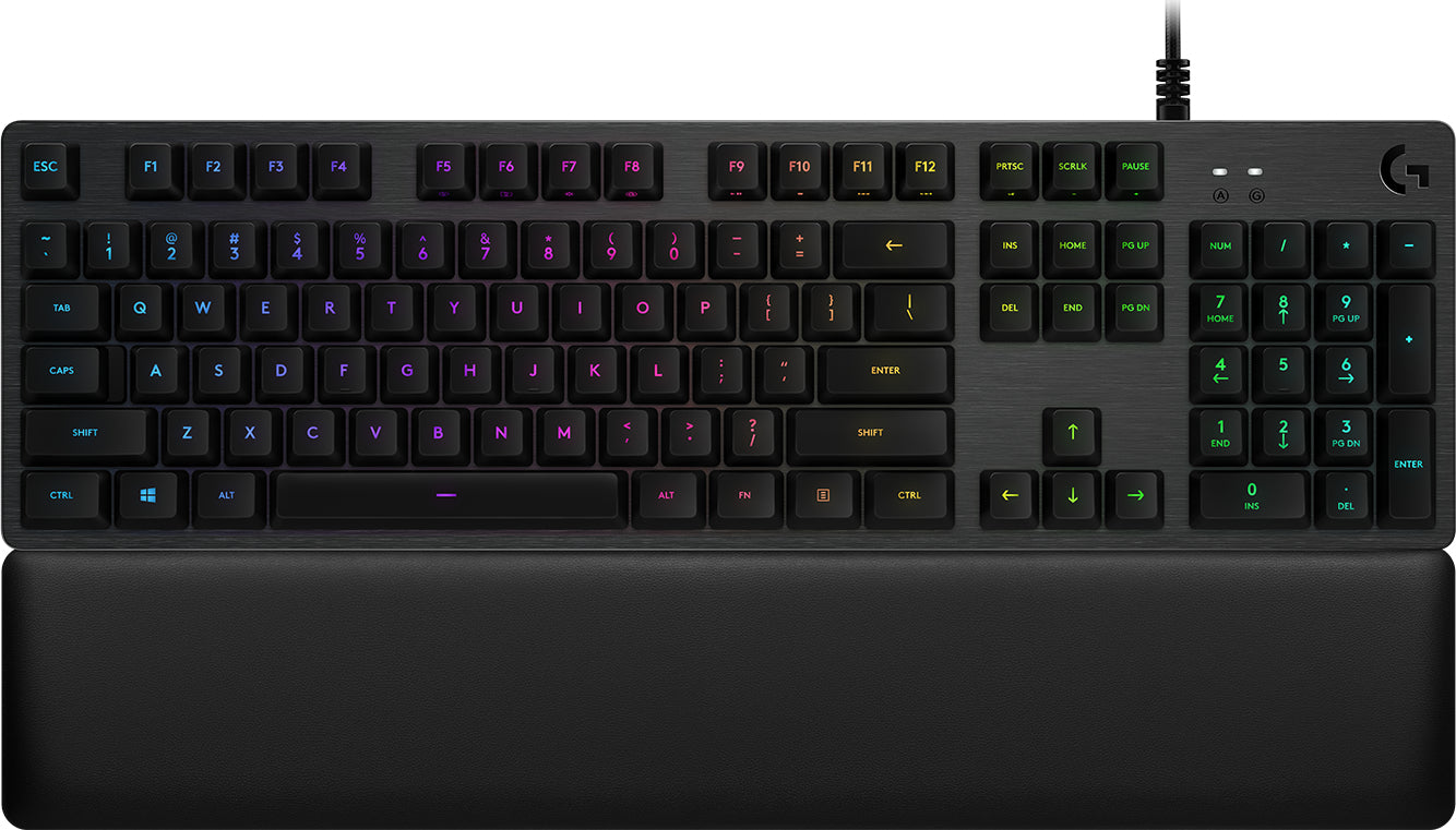 G513 CARBON LIGHTSYNC RGB MECHANICAL GAMING KEYBOARD WITH GX RED SWITCH