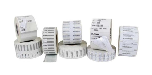 Zebra 10026648 barcode label White