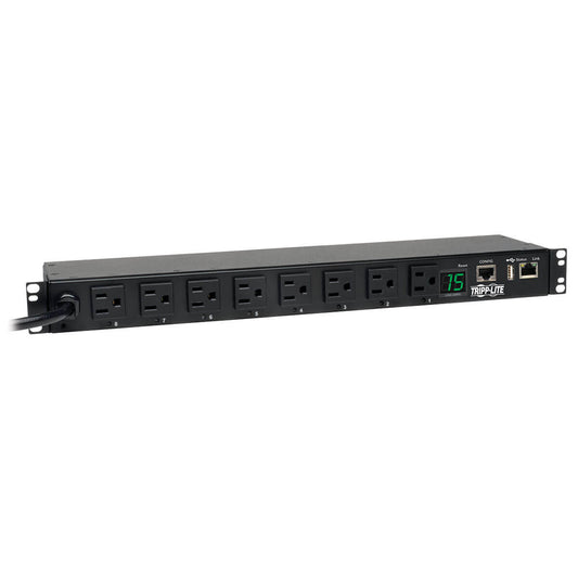 1.4KW SINGLE-PHASE SWITCHED PDU WITH LX PLATFORM INTERFACE, 120V OUTLETS (8 5-15