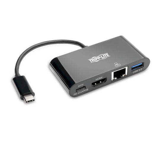 Tripp Lite U444-06N-H4GUBC interface hub USB 3.2 Gen 2 (3.1 Gen 2) Type-C 1000 Mbit/s Black