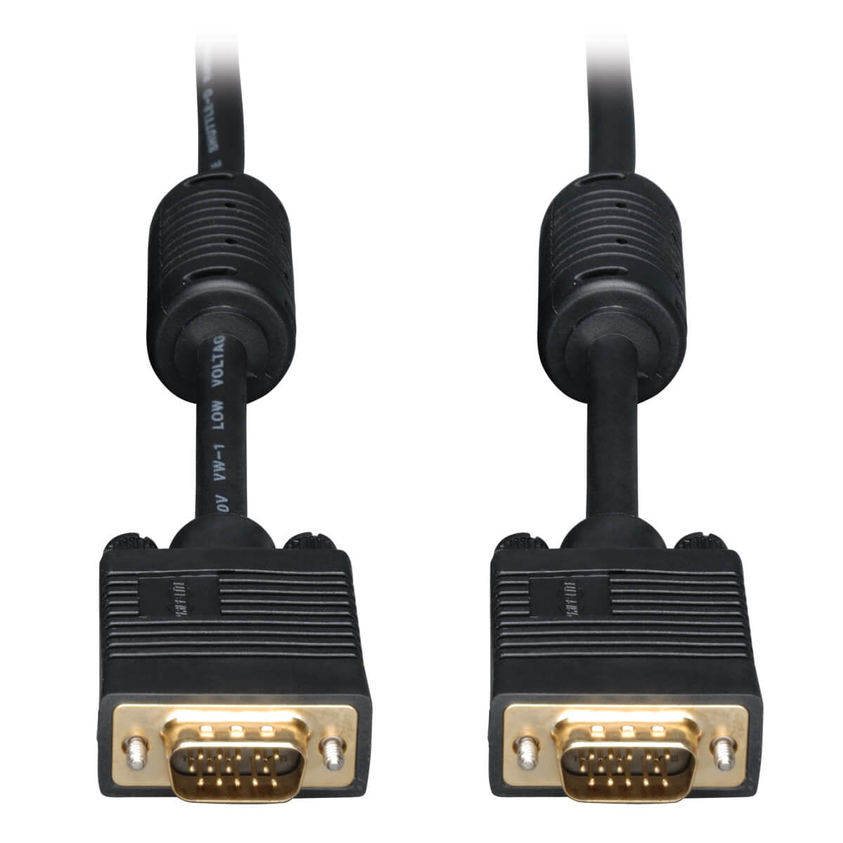 VGA COAXIAL HIGH-RESOLUTION MONITOR CABLE WITH RGB COAXIAL (HD15 M/M), 2048 X 15