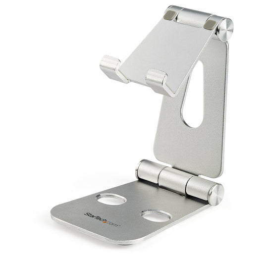 StarTech.com USPTLSTND holder Multimedia stand Mobile phone/Smartphone, Tablet/UMPC Silver