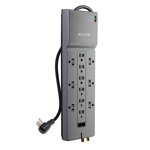 Belkin 12-outlet home/office 12 AC outlet(s) 125 V 95.7" (2.43 m)