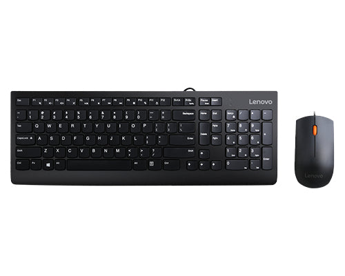 GX30M39606 - Lenovo 300 KEYBOARD MOUSE INCLUDED USB QWERTY US ENGLISH BLACK