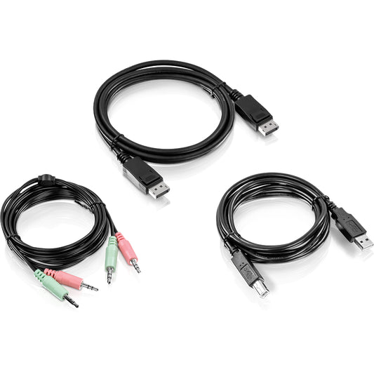 6 FT. DISPLAYPORT, USB AND AUDIO KVM CABLE KIT