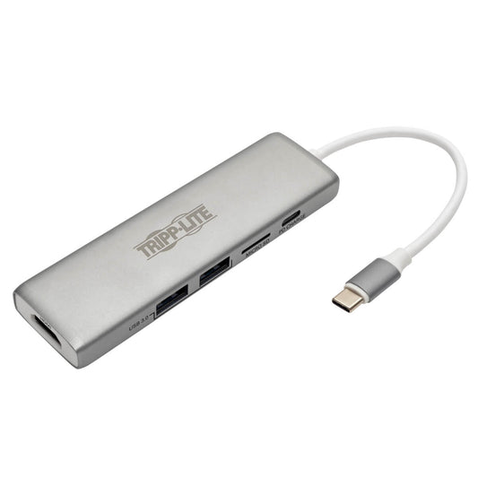 Tripp Lite U442-DOCK10-S interface hub USB 3.2 Gen 2 (3.1 Gen 2) Type-C 1000 Mbit/s Silver