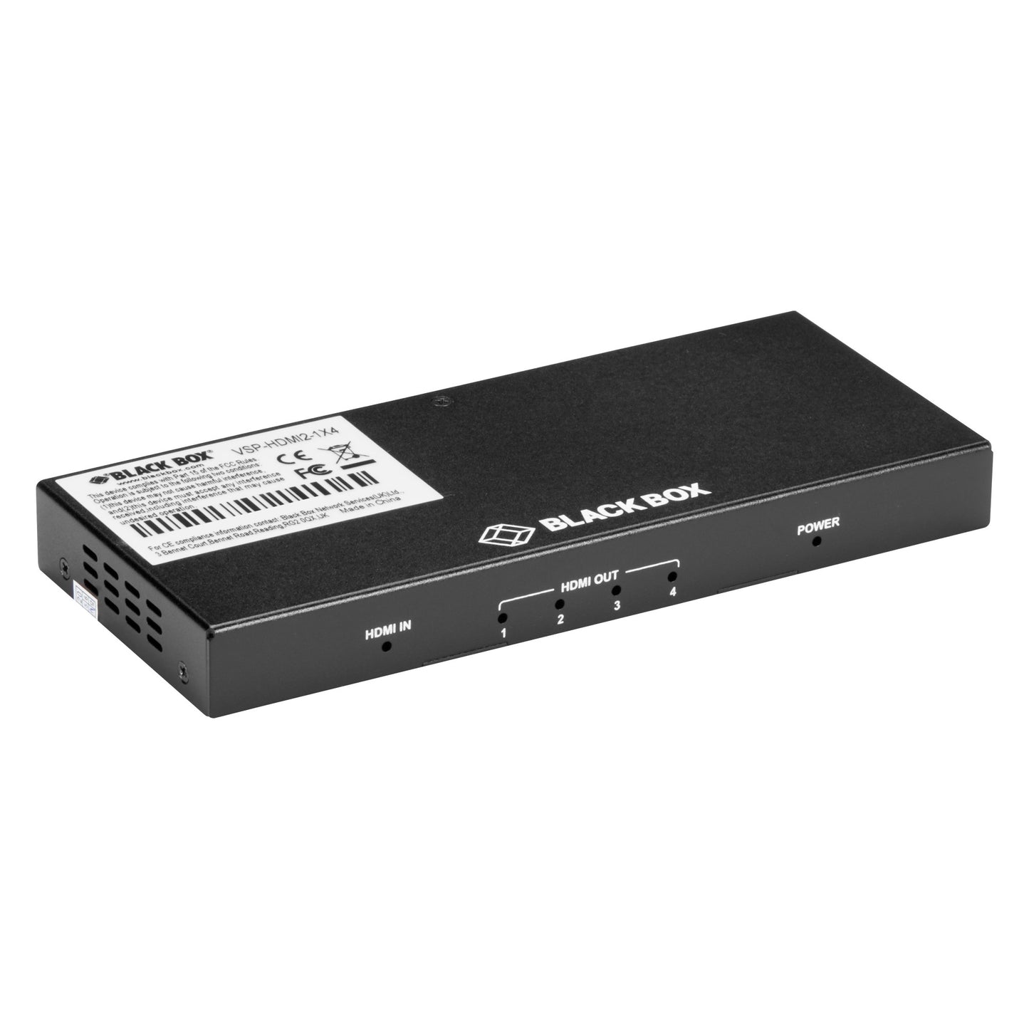 VSP-HDMI2-1X4 - Black Box HDMI 2.0 4K60 SPLITTER - 1X4, GSA