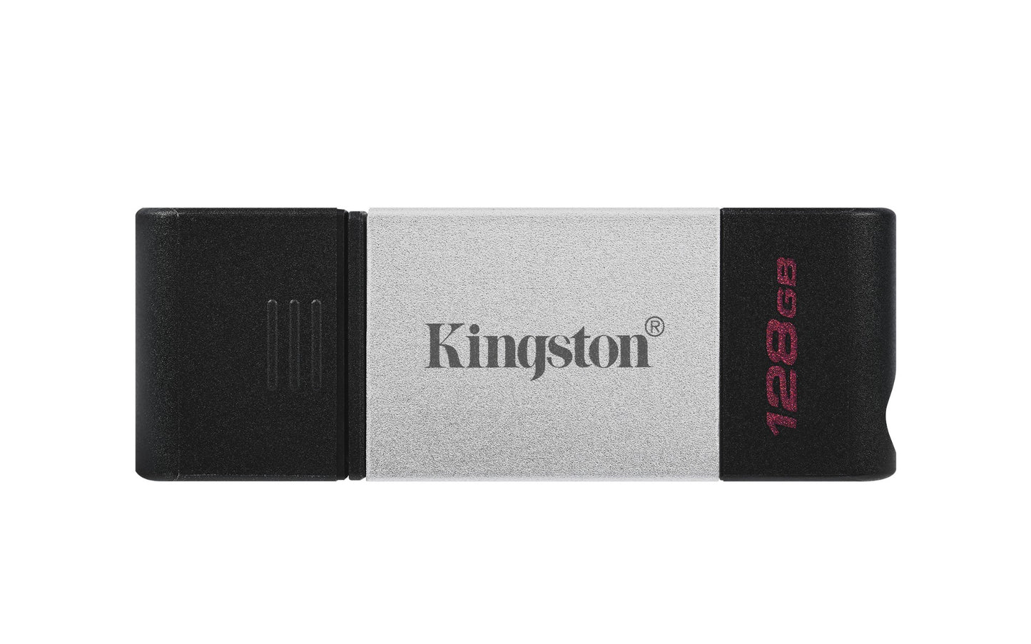 Kingston Technology DataTraveler 80 USB flash drive 128 GB USB Type-C 3.2 Gen 1 (3.1 Gen 1) Black, Silver