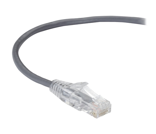 C6APC28-GY-12 - Black Box CAT6A 500-MHZ SNAGLESS 28AWG STRANDED ETHERNET PATCH CABLE - UNSHIELDED (UTP), C