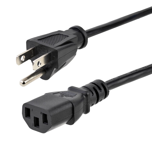 PXT101146 - StarTech.com 6FT (1.8M) UNIVERSAL POWER CORD W/ NEMA 5-15P AND IEC 320 C13 CONNECTORS; 125V A