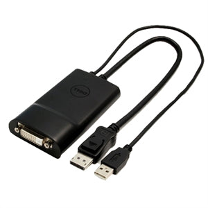 DELL 470-AANW video cable adapter DisplayPort DVI Black