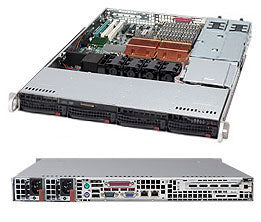 Supermicro CSE-815TQ-R654CB computer case Rack Black 650 W