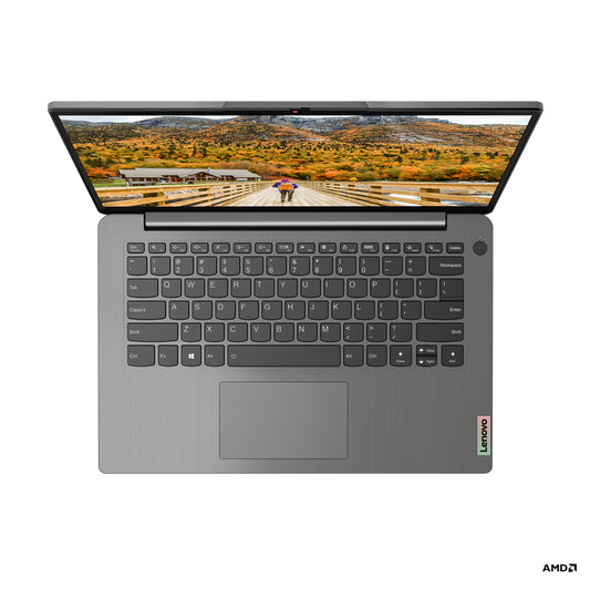 Lenovo IdeaPad 3 5700U Notebook 14" Full HD AMD Ryzenâ„¢ 7 8 GB DDR4-SDRAM 512 GB SSD Wi-Fi 6 (802.11ax) Windows 11 Home Gray