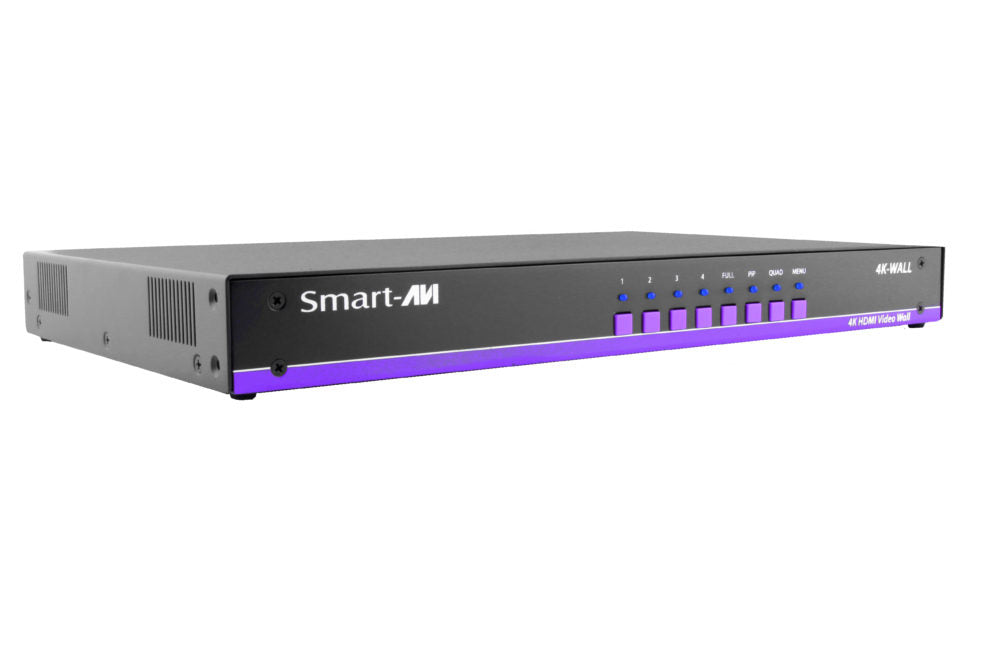 SM-4KWL-S - Smart-AVI 4X4 PORT HDMI, VIDEO WALL AND REAL-TIME MATRIX. INCLUDES: SM-4KWL, (CCPWR06)