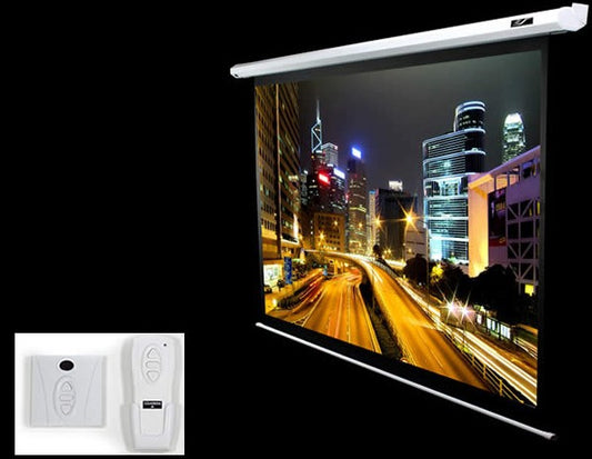 ELECTRIC106X - Elite Screens VMAX2 - PROJECTION SCREEN - ALUMINUM - BLACK - RUGGED DESIGN ; 160 DEGREE VIEWIN