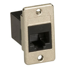FMT1020 - Black Box PANEL MOUNT CAT6 UNSHIELDED COUPLER - BLACK GSA TAA